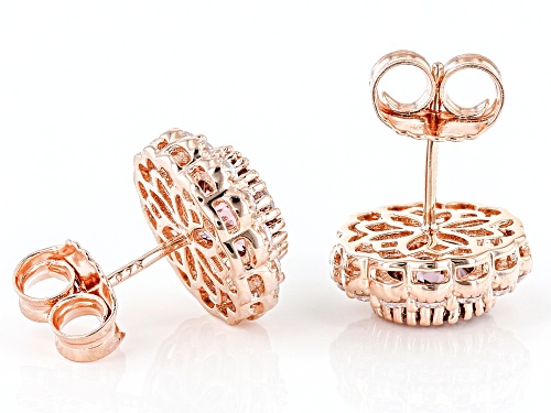 Bella Luce® Esotica™ 6.68ctw Blush Zircon And White Diamond Simulants Eterno™ Rose Earrings