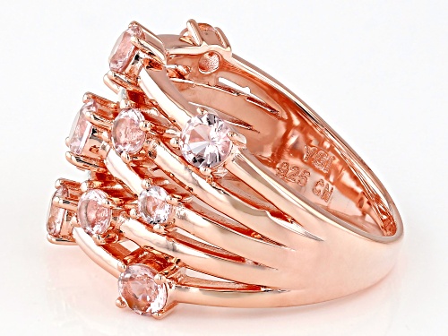 Bella Luce® Esotica™ 2.15ctw Morganite Simulant Eterno™ Rose Ring - Size 8