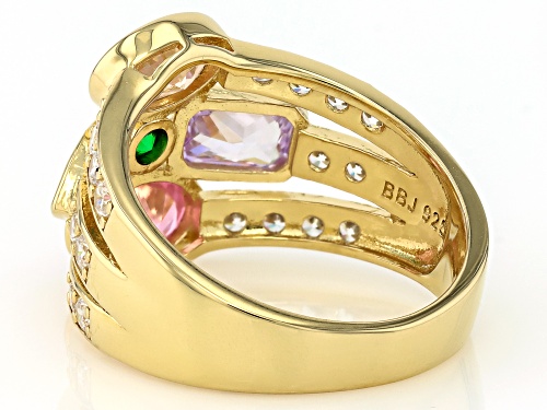 Bella Luce® Esotica™ 5.01ctw Multi-gem Simulants Eterno™ Yellow Ring - Size 7