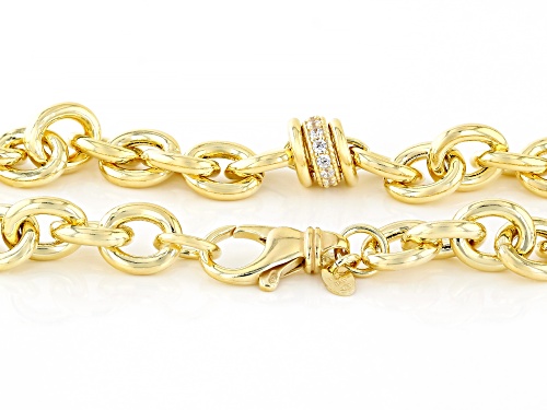 Bella Luce® Italia 1.26ctw White Diamond Simulant Eterno™ Yellow Rolo Necklace(0.76ctw DEW) - Size 20