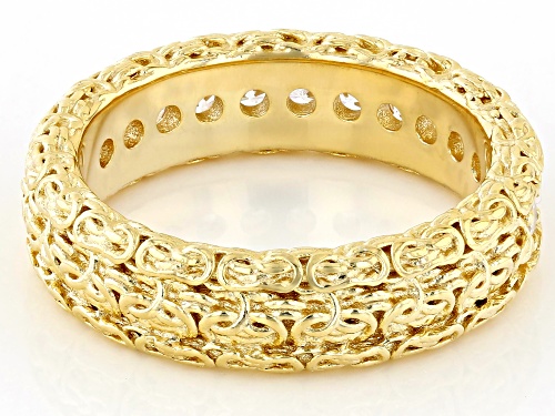 Bella Luce® Italia 0.52ctw White Diamond Simulant Eterno™ Yellow Byzantine Ring(0.31ctw DEW) - Size 9