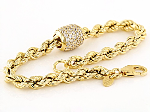 Bella Luce® Italia 1.50ctw White Diamond Simulant Eterno™ Yellow Rope Bracelet(0.90ctw DEW) - Size 8