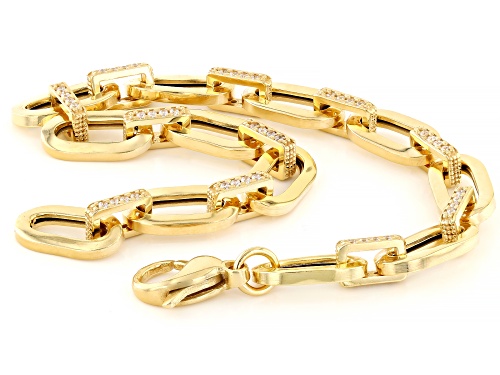 Bella Luce® Italia 0.96ctw White Diamond Simulant Eterno™ Yellow Link Bracelet(0.58ctw DEW) - Size 7.5