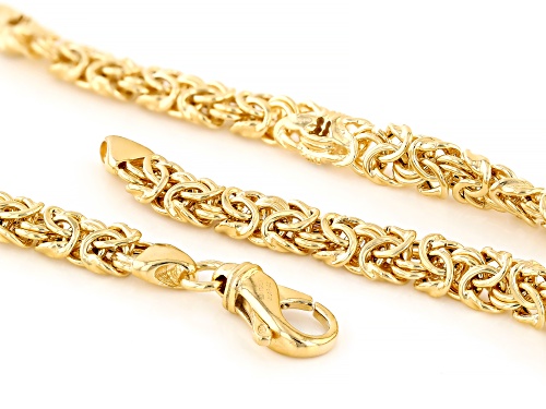Bella Luce® Italia 0.84ctw White Diamond Simulant Eterno™ Yellow Byzantine Necklace(0.50ctw DEW) - Size 20