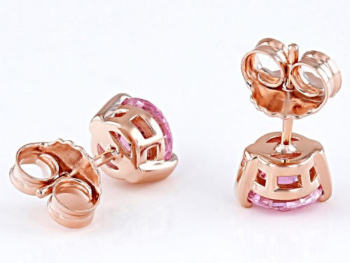 Bella Luce® 4.02ctw Pink Diamond Simulant Eterno™ Rose Earrings (2.43ctw DEW)
