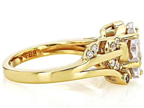 Bella Luce® 6.13ctw White Diamond Simulant Eterno™ Yellow Clover Ring (3.71ctw DEW) - Size 8