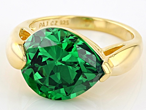 Bella Luce® 7.65ctw Emerald Simulant Eterno™ Yellow Ring - Size 7