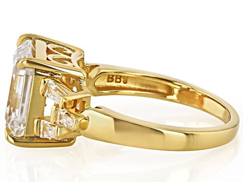 Bella Luce® 11.99ctw White Diamond Simulant Eterno™ Yellow Asshcer Cut Ring(7.26ctw DEW) - Size 10
