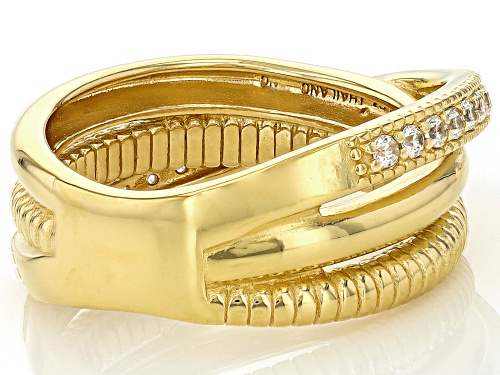 Bella Luce® 0.77ctw White Diamond Simulant Eterno™ Yellow Ring(0.46ctw DEW) - Size 7