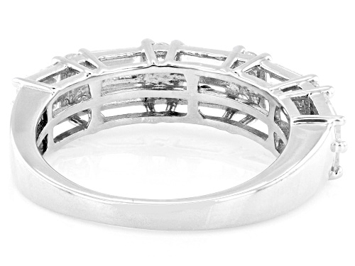 Bella Luce® 1.25ctw White Diamond Simulant Platinum Over Sterling Silver Ring - Size 8