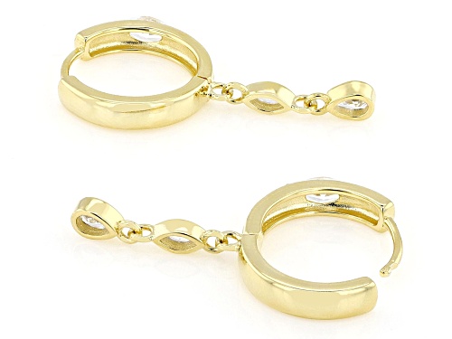 Bella Luce® 1.72ctw White Diamond Simulant Eterno™ Yellow Earrings (1.04ctw DEW)