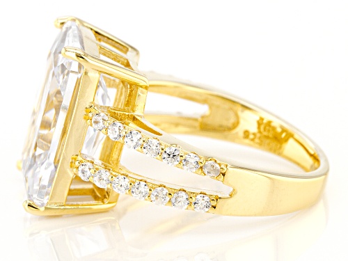 Bella Luce® 12.77ctw White Diamond Simulant Eterno™ Yellow Ring (8.90ctw DEW) - Size 11