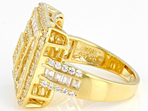 Bella Luce® 2.83ctw White Diamond Simulant Eterno™ Yellow Ring (2.06ctw DEW) - Size 5