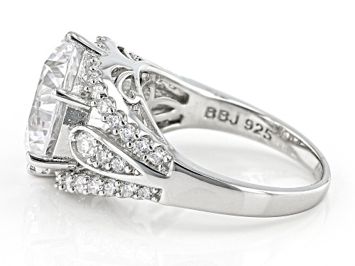 Bella Luce® 10.09ctw Platinum Over Silver Ring (7.50ctw DEW) - Size 11