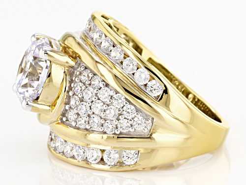 Bella Luce ® 7.90ctw White Diamond Simulant Eterno™ Yellow Ring (4.10ctw DEW) - Size 9