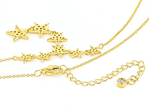 Bella Luce® 1.24ctw White Diamond Simulant Eterno™ Yellow Star Necklace - Size 18