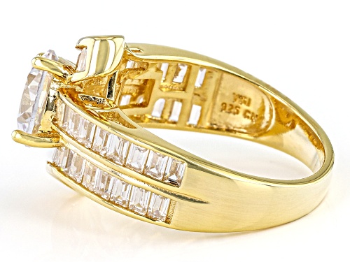 Bella Luce® 6.13ctw White Diamond Simulant Eterno™ Yellow Ring(3.71ctw DEW) - Size 11