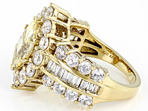Bella Luce® 8.50ctw Canary And White Diamond Simulants Eterno™ Yellow Ring - Size 10