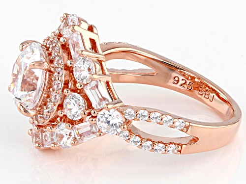 Bella Luce® 7.11ctw White Diamond Simulant Eterno™ Rose Ring - Size 7