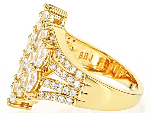 Bella Luce® 5.54ctw White Diamond Simulant Eterno™ Yellow Ring (3.35ctw DEW) - Size 6