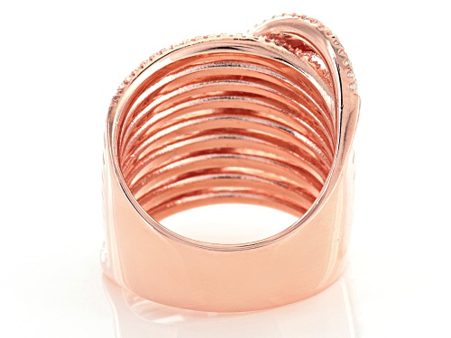 Bella Luce ® 3.42ctw Round Eterno ™ Rose Ring - Size 5