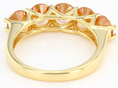 Bella Luce ® 4.30ctw Champagne Diamond Simulant Eterno ™ Yellow Ring (2.30ctw DEW) - Size 8