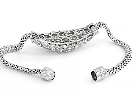 Bella Luce ® 8.45ctw White Diamond Simulant Rhodium Over Sterling Silver Bracelet (5.64ctw DEW) - Size 8