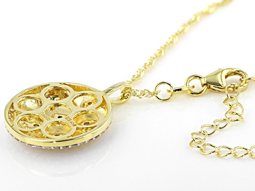 Bella Luce ® 0.56ctw Eterno™ Yellow Moon And Star Pendant With Chain (0.37ctw DEW)
