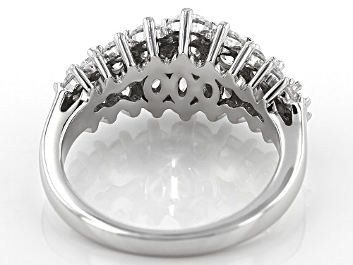 Bella Luce ® 3.86ctw Rhodium Over Sterling Silver Ring (1.95ctw DEW) - Size 5