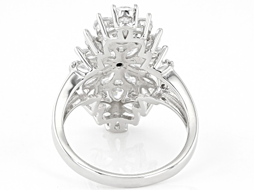 Bella Luce ® 4.33ctw Rhodium Over Sterling Silver Ring (3.49ctw DEW) - Size 9