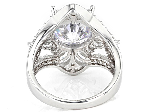 Bella Luce ® 10.05ctw Rhodium Over Sterling Silver Ring (6.03ctw DEW) - Size 7