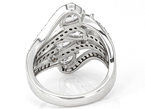 Bella Luce ® 2.59ctw Rhodium Over Sterling Silver Ring (2.59ctw DEW) - Size 8
