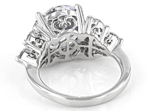Bella Luce ® 13.65ctw Rhodium Over Sterling Silver Ring (8.34ctw DEW) - Size 5