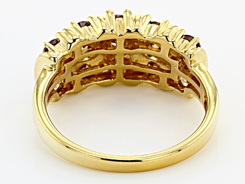 Bella Luce ® 1.55ctw Mocha Diamond Simulant Eterno™ Yellow Ring (0.90ctw DEW) - Size 6