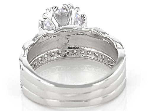 Bella Luce ® 3.92ctw Rhodium Over Sterling Silver Ring (2.34ctw DEW) - Size 11