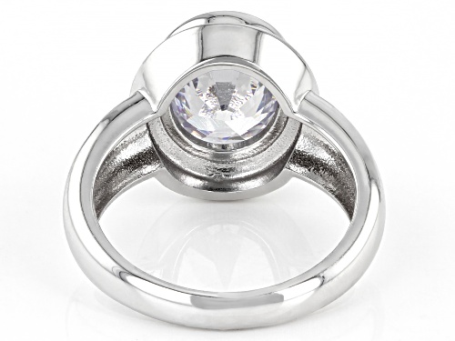 Bella Luce ® 6.10ctw Rhodium Over Sterling Silver Ring (3.85ctw DEW) - Size 7