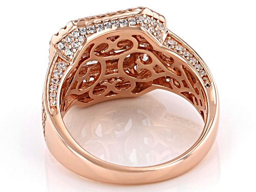 Bella Luce ® 6.31ctw Eterno™ Rose Asscher Cut Ring - Size 5