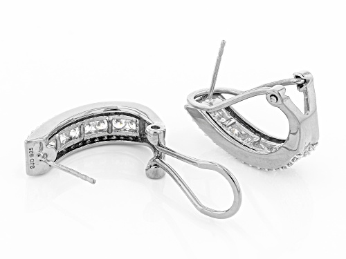 Bella Luce ® 2.96ctw Rhodium Over Sterling Silver Earrings (1.38ctw DEW)
