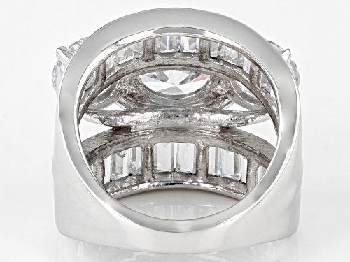 Bella Luce ® 15.72ctw Platinum Over Sterling Silver Ring (10.63ctw DEW) - Size 12