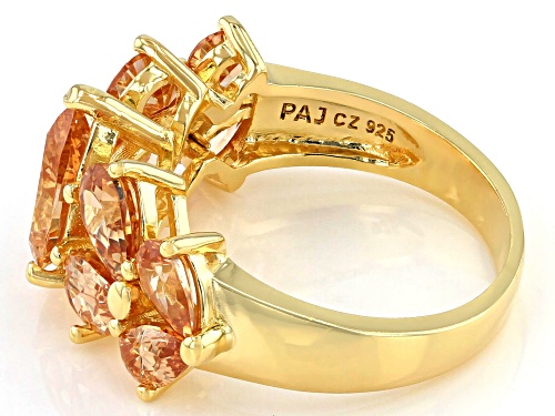Bella Luce ® 5.98ctw Champagne Diamond Simulant Eterno™ Yellow Ring (3.89ctw DEW) - Size 10
