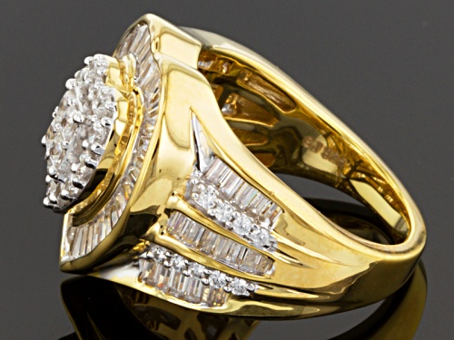 Bella Luce ® 3.75ctw Diamond Simulant Eterno ™ Yellow Heart Ring (2.79ctw Dew) - Size 5