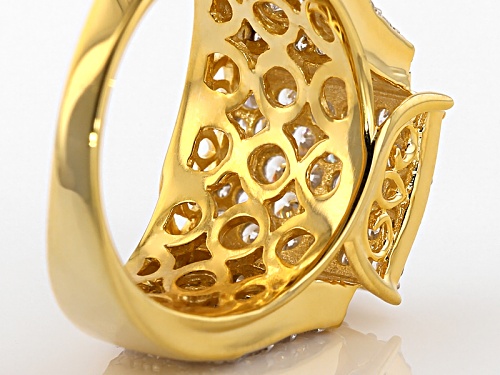 Bella Luce ® 3.95ctw Diamond Simulant Round Eterno ™ Yellow Ring (1.88ctw Dew) - Size 11