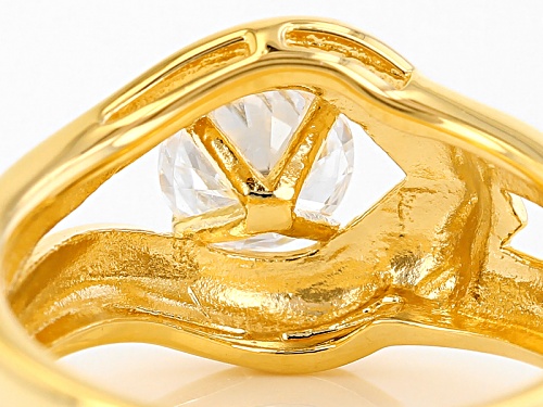 Bella Luce ® 1.35ct White Diamond Simulant Eterno ™ Yellow Ring  (.84ct Dew) - Size 11