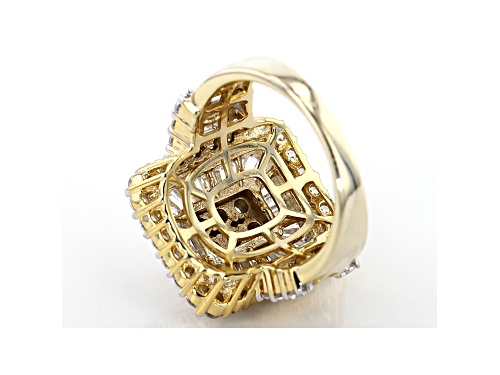 Bella Luce ® 5.90ctw Diamond Simulant Round Eterno ™ Yellow Ring (3.06ctw Dew) - Size 11