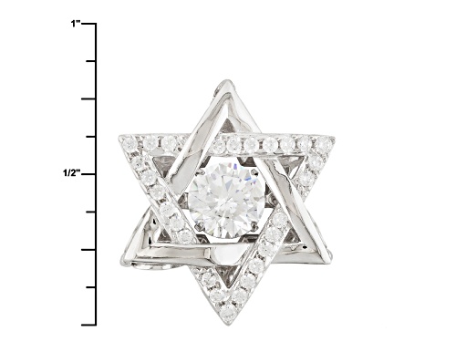 Bella Luce ®2.18ctw Rhodium Over Sterling Silver 