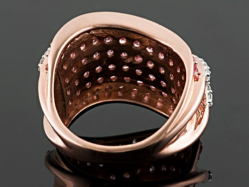 Bella Luce ® 6.04ctw Pink & White Diamond Simulant Eterno ™ Rose Ring (2.77ctw Dew) - Size 7