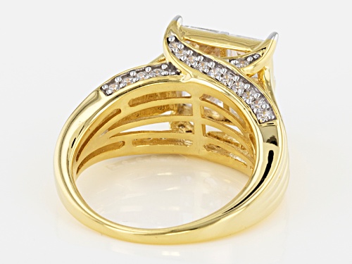 Bella Luce ® 3.96ctw White Diamond Simulant Eterno ™ Yellow Ring (2.54ctw Dew) - Size 10