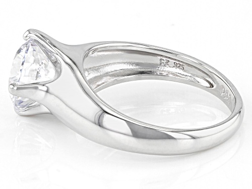 Bella Luce® Dillenium 4.59ct Round Rhodium Over Sterling Silver Ring - Size 8