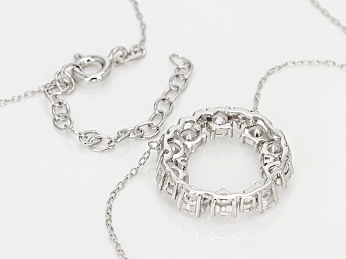 Bella Luce ® Dillenium 4.77ctw Rhodium Over Sterling Silver Necklace (2.65ctw Dew) - Size 18
