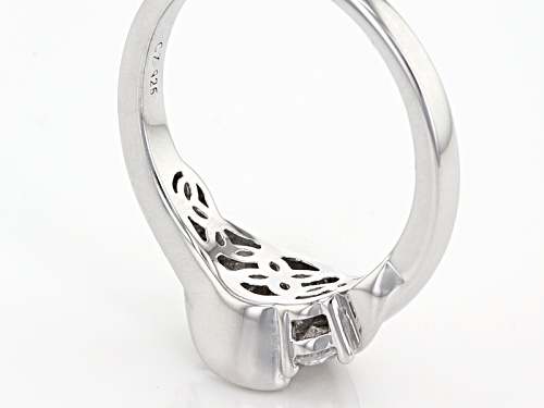 Bella Luce® Dillenium Cut 1.74ctw Diamond Simulant Rhoidum Over Sterling Silver Ring (1.06ctw Dew) - Size 11